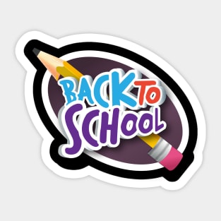 Back to School T-Shirt - Fun and Trendy Classroom Theme Sticker